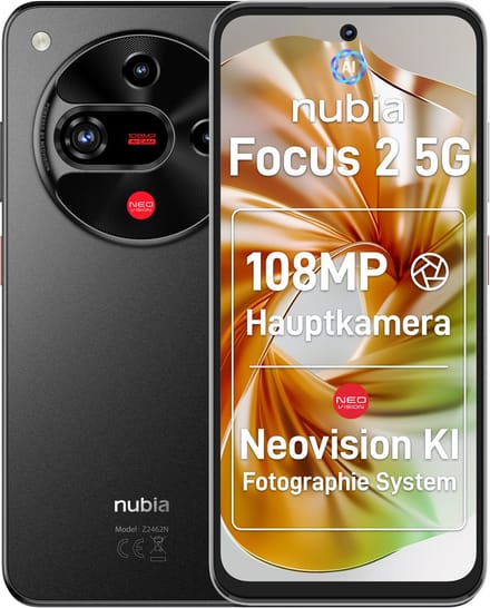 ZTE Nubia Focus 2 - 5G - 8GB/256GB - Zwart