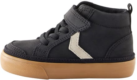 Next - Jongens - Laarzen met klittenbandsluiting, visgraatmotief en elastische veters - Zwart