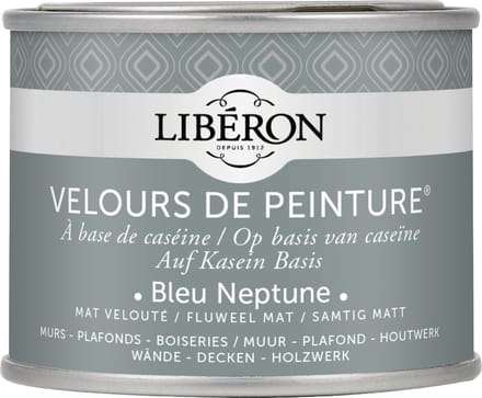 Liberon Velours De Peinture Muurverf - Mat - Bleu Neptune - 0,125l
