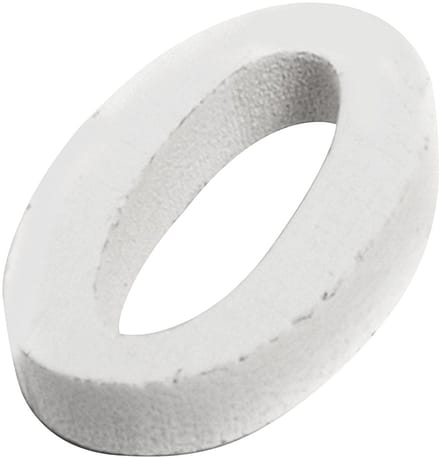 ARTYFETES - Kleine witte houten letter o 5 cm bruiloftsdecoratie