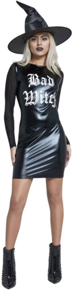 Fever - Bad Witch Kostuum jurk - XS - Zwart