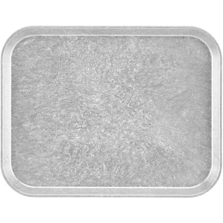 (12 stuks) CAMBRO Polyester Versa dienblad - rechthoekig - 457x355mm - hoog profiel - Lichtgrijs
