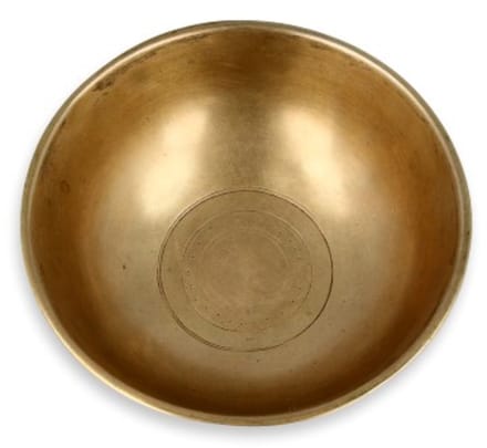 Klankschaal glad 19 cm