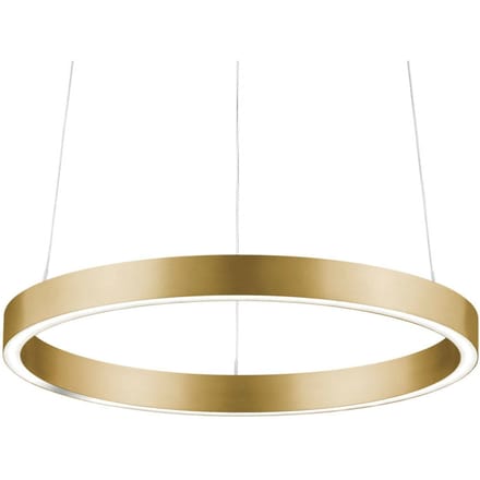 Knapstein LED hanglamp Svea-40, gebarensensor, goud