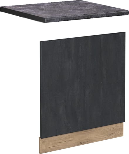 Vicco R-Line Frontpaneel – 60 cm WB Antraciet Zwart beton