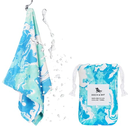 Dock & Bay Marble - Sporthanddoek - Cooling Towel - ( 69x33cm) - Take a dip