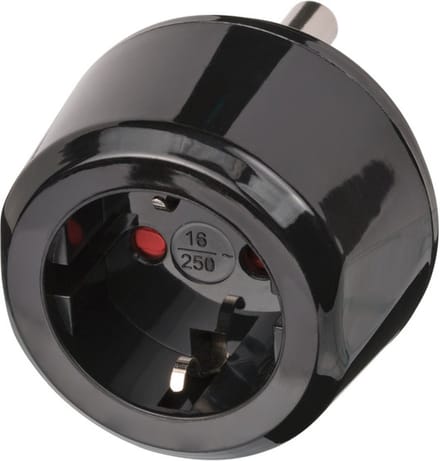 Travel Adapter met aarding => Zuid-Afrika, IndiÃ«