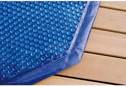 Bâche a bulles pour piscine bois UBBINK rectangulaire 200x350 - Bleue - 400 microns