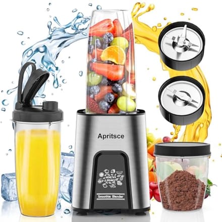 Mini Smoothie Maker - 850W Elektrische Blender met Schenkdeksel