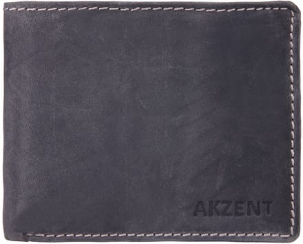 AKZENT Herenportemonnee horizontaal echt leer Hashem, RFID-bescherming