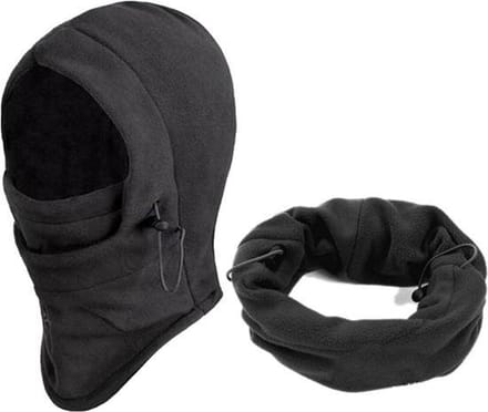 Neopreen Facemask Unisex - Zwart - One Size