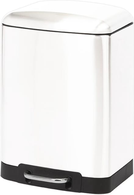 Duett Pedaalemmer - 6 liter - metaal - wit