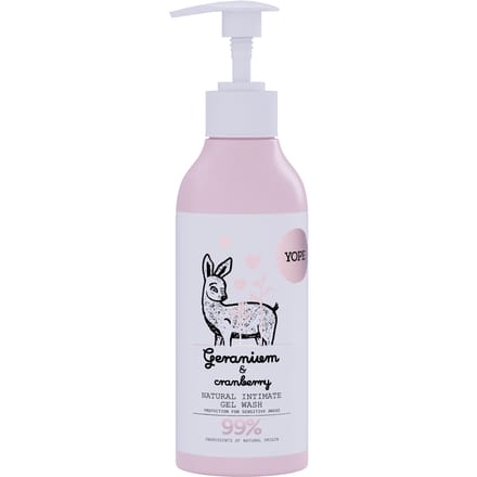 YOPE Natuurlijke Intieme Washeranium &amp; Cranberry 300 ml