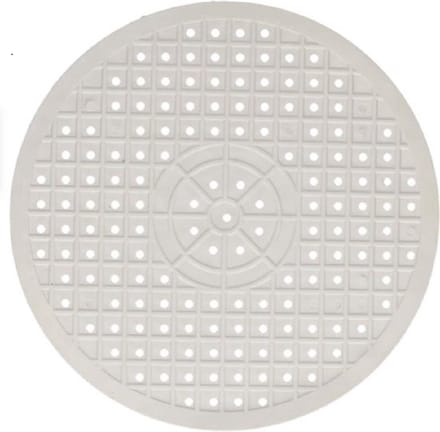 Gootsteenmat rond rubber - Gootsteenmat omtrek 31 cm - afdruipmat rond