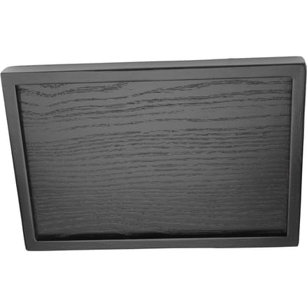Plateau de Service Rectangulaire en Bois Massif pour Thé, Café, Collations, Repas, Assiette, Plateaux de Restaurant Type 1 gray