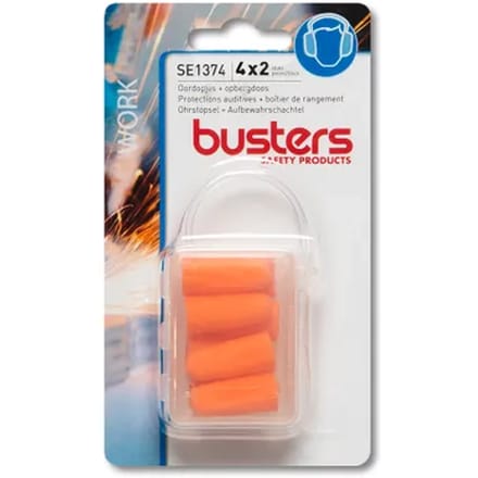 Busters Oordopjes Polyurethaanschuim - 8 Stuks