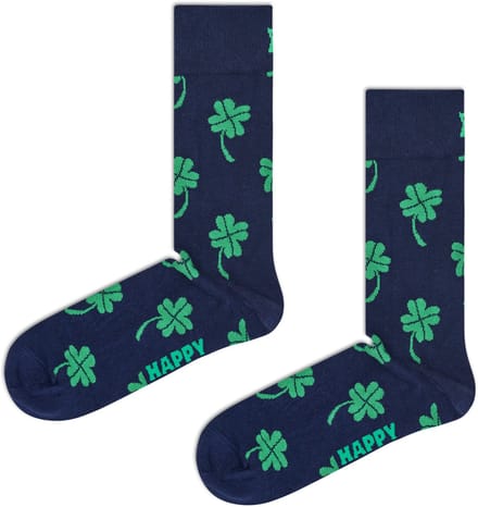 Happy Socks Big Luck Sokken - Blauw/Groen - Maat 36-40
