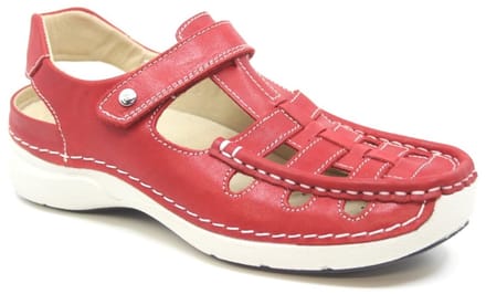 Wolky Dames Comfortschoenen 07204 Rolling Sun Rood