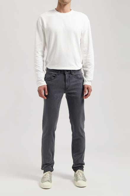 Mud Jeans Dunn Low Tapered 03 Grey Größe: W28L34 | Slim Jeans Outlet | Herren | Grau