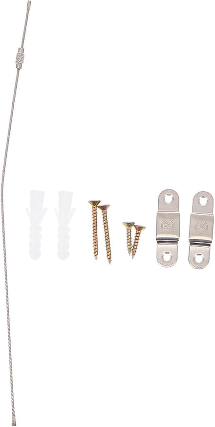 Anti-tip Gordels - Meubelbeveiliging - Kinderen Beveiligen - 5 Sets - 25 cm - Zilver