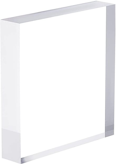 Vt products - Acryl Display Basis - Transparante Kubus - Gepolijst - Sieraden Ring
