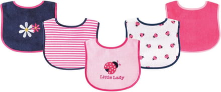 Set van 5 Schattige Slabbers voor Baby's met Print
