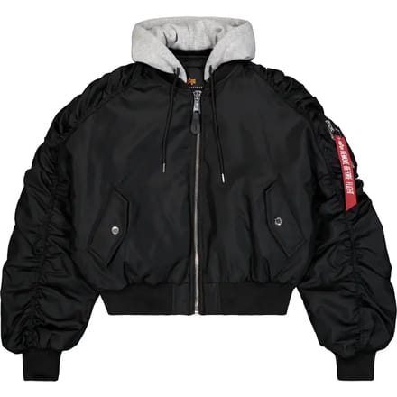 Crop hoodie bomber voor dames Alpha Industries