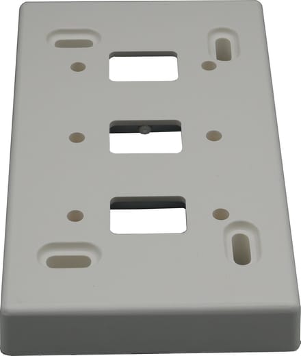 ATTEMA AT5522 montageplaat samenbouw wit RAL9010 - MS25-6XM4