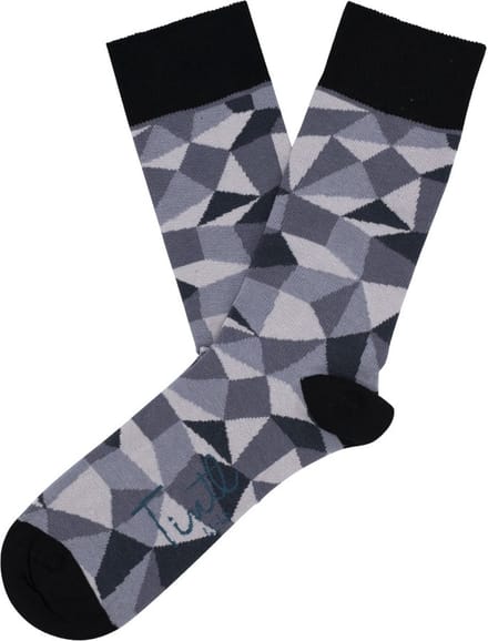 Tintl socks unisex sokken | Black & white - London (maat 36-40)