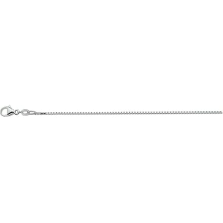 Zilver Gerhodineerde Collier venetiaans 1 1306138 42 cm