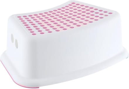 Toiletkruk - Opstapje Kruk - Natuurlijke Houding - Antislip Stabiliteit - 30x15x15 cm - Roze