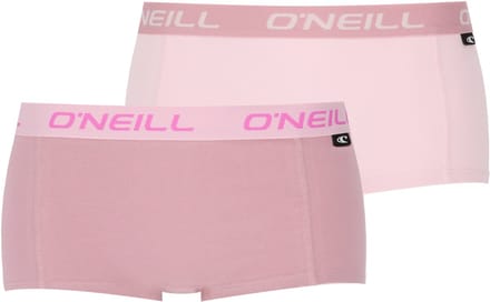 O'Neill dames boxershorts 2-pack - mauve light lilac - maat L