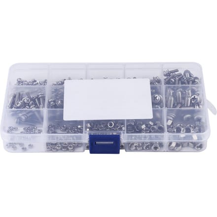 400 stuks M2 M2.5 M3 M4 M5 Kruiskop Pan Hoofd Schroeven Moeren En Ringen Kit