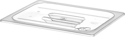 HENDI Deksel voor GN containers – transparant polycarbonaat – 265x325 mm – temperatuurbestendig