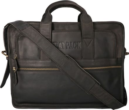 The Rat Pack Hand Messenger Schoudertas 15.6'' Bogart Zwart