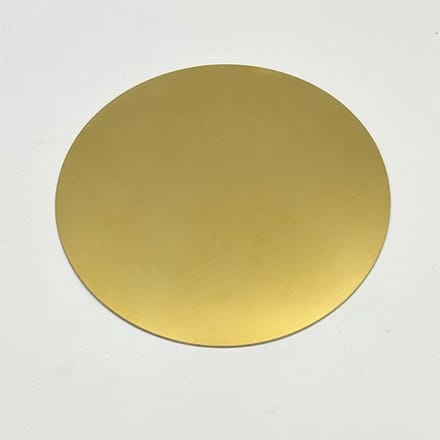 Messing Schijf - 1.5mm, Diameter 60mm