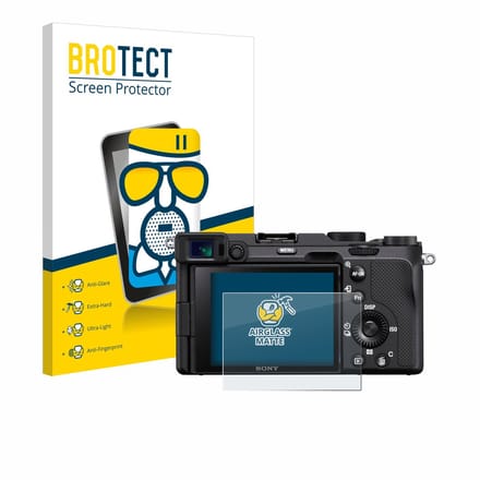 BROTECT - Screenprotector voor Sony A7C - Folie Beschermfolie Beschermglas matte