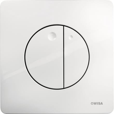 Wisa bedieningspaneel closet/urinoir Quadro Gaia wit