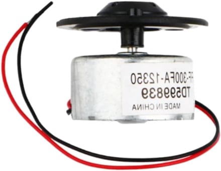 Micro Motor - Elektromotor Ray Motor - Apparaten Repareren - Met Kabel - Diameter 24 mm - Zilver