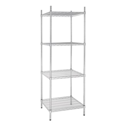Vogue torenrek van draad met 4 etages 610x610mm