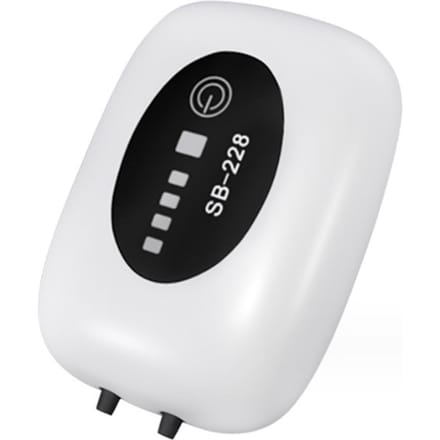 Pompe à Air d'aquarium USB pompe à oxygène Rechargeable réservoir de poisson barboteur haute capacité 4800mAh Lithium 4800mAh blanc