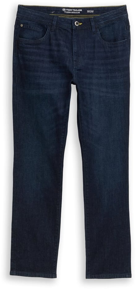 Tom Tailor - TTJOSH REGULAR SLIM-jeans - Maat 34/30 - Rinsed Blue Denim