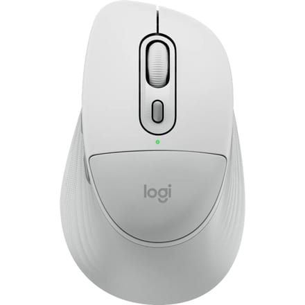 Logitech Signature Comfort Plus M850L - Draadloze Bluetooth Muis - Ergonomisch - Wit