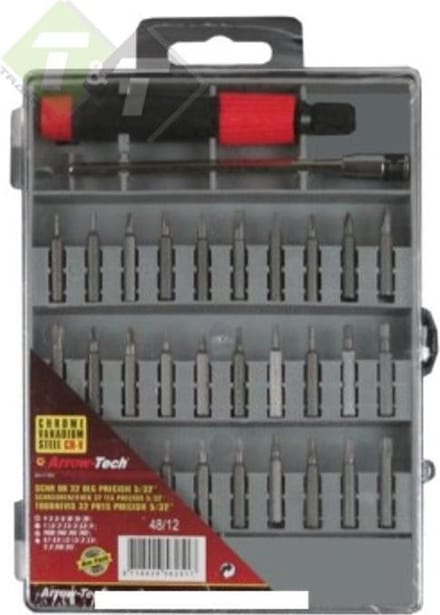 Precisie schroevendraaier set, 32 delig, Arrow-Tech