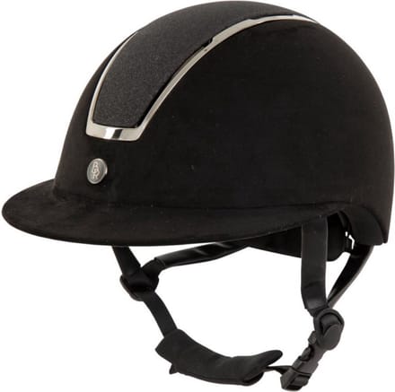Rijhelm Omega Microfiber met Glitter top Black/Gunmetal - 52/54