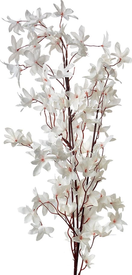 Clayre & Eef Kunstbloem 112 cm Wit Kunststof