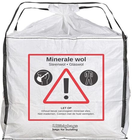 5x | Big Bag Minerale wollen zak 140x140x120 cm | 2,3 m³