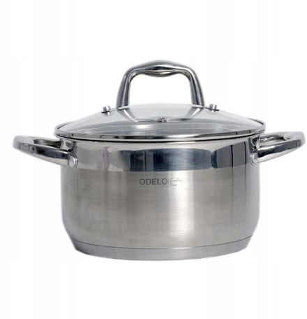 Odelo Velio Kookpan met Deksel - 3.4L, 20cm, RVS