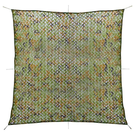 vidaXL - Camouflagenet - met - opbergtas - 5x5 - m - groen