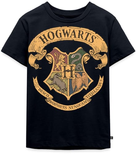 Harry Potter Zweinstein Wapenschild Hogwarts Premium T Shirt Kinderen